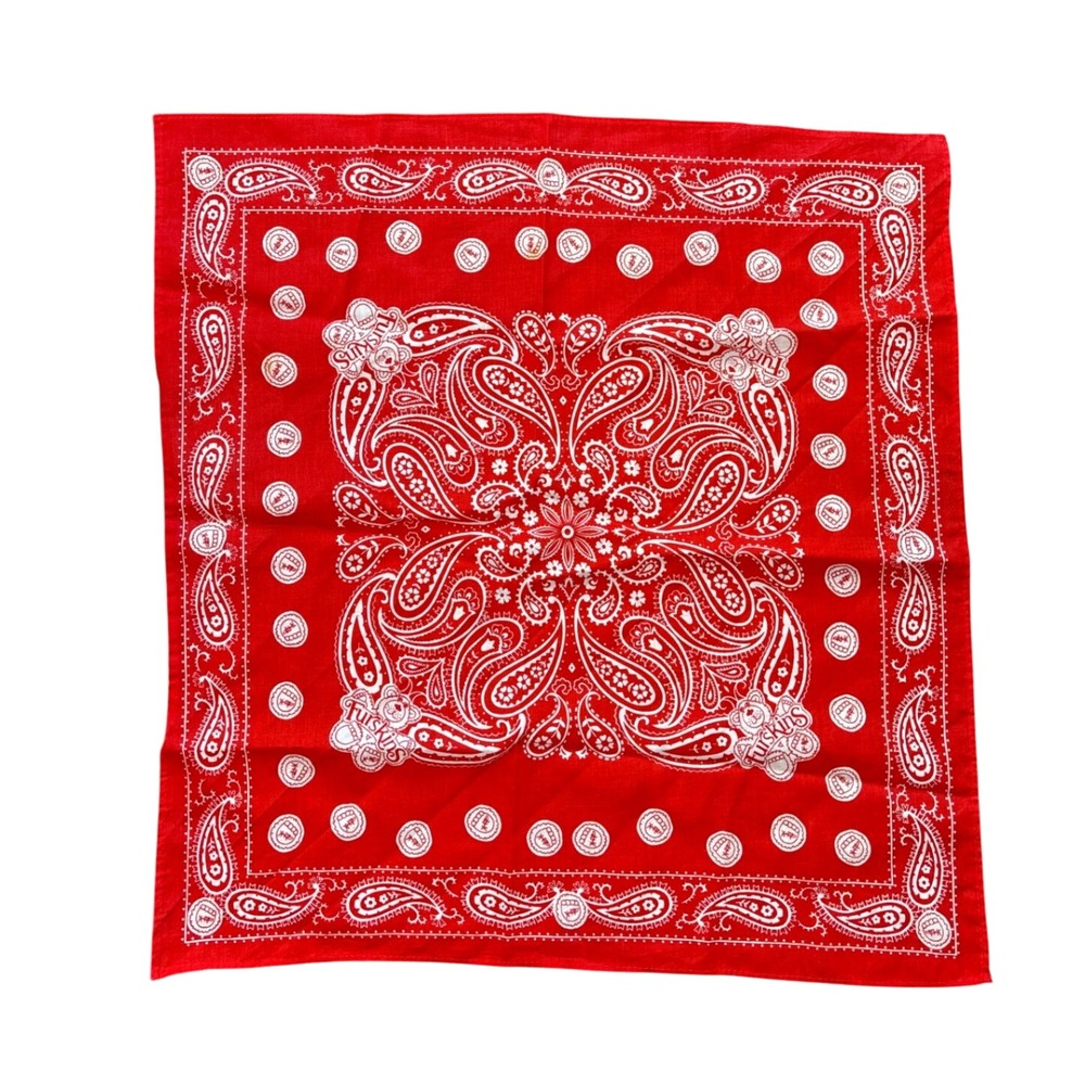 Vintage Furskins Red Bandana